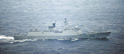 中國軍艦穿過沖繩與那國島毗鄰水域 中國軍艦穿過沖繩與那國島毗鄰水域