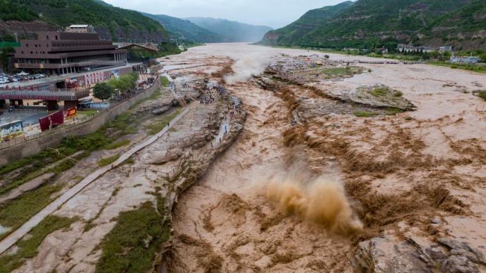 黃河壺口瀑布進入秋季最佳觀賞期