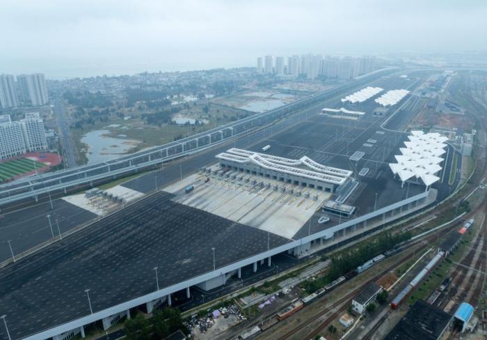 直擊海南自貿港封關運作合成演練